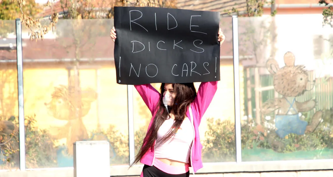 Ride dicks not cars! - Club Seventeen